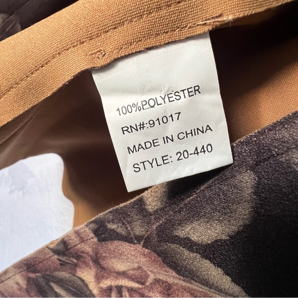 Anthropologie Solitaire plum floral faux suede tie jacket dark romance size - Picture 8 of 8